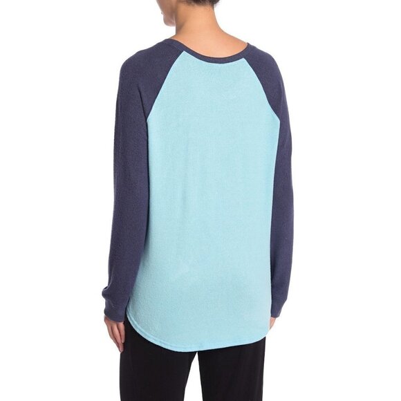 💕FREE PRESS💕 Raglan Long Sleeve Ultra Soft Tee Bubbles for Breakfast M NWT - Picture 5 of 11